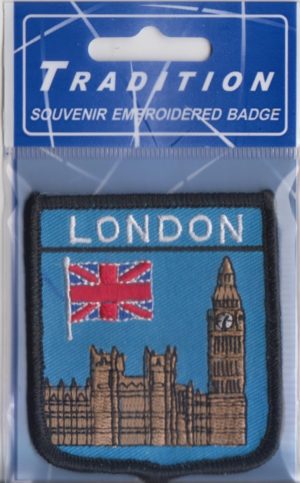 LONDON BEEFEATER POLICEMAN GUARDSMAN  EMBROIDERED PATCH BADGE A506 