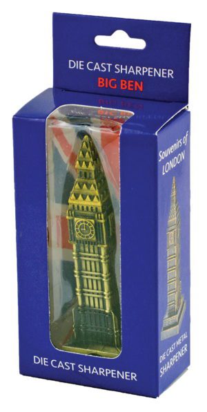 Die-Cast Metal Gift Decoration Grey London Souvenir Big Ben Pencil Sharpener UK 