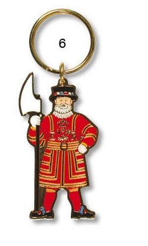 Metal Shaped Key Ring-06 Beefeater