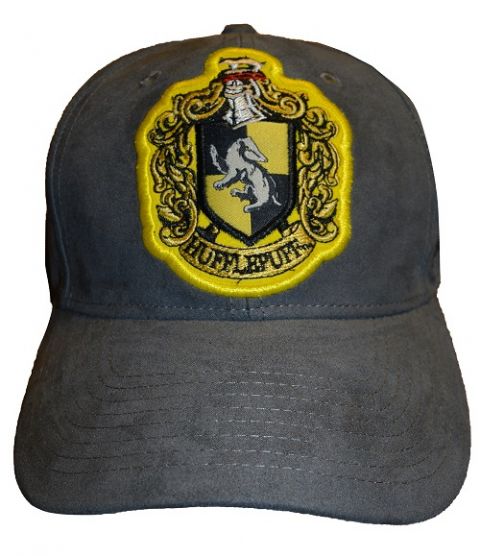 Harry Potter Grey Hufflepuff Crest Baseball Cap | Lambert Souvenirs