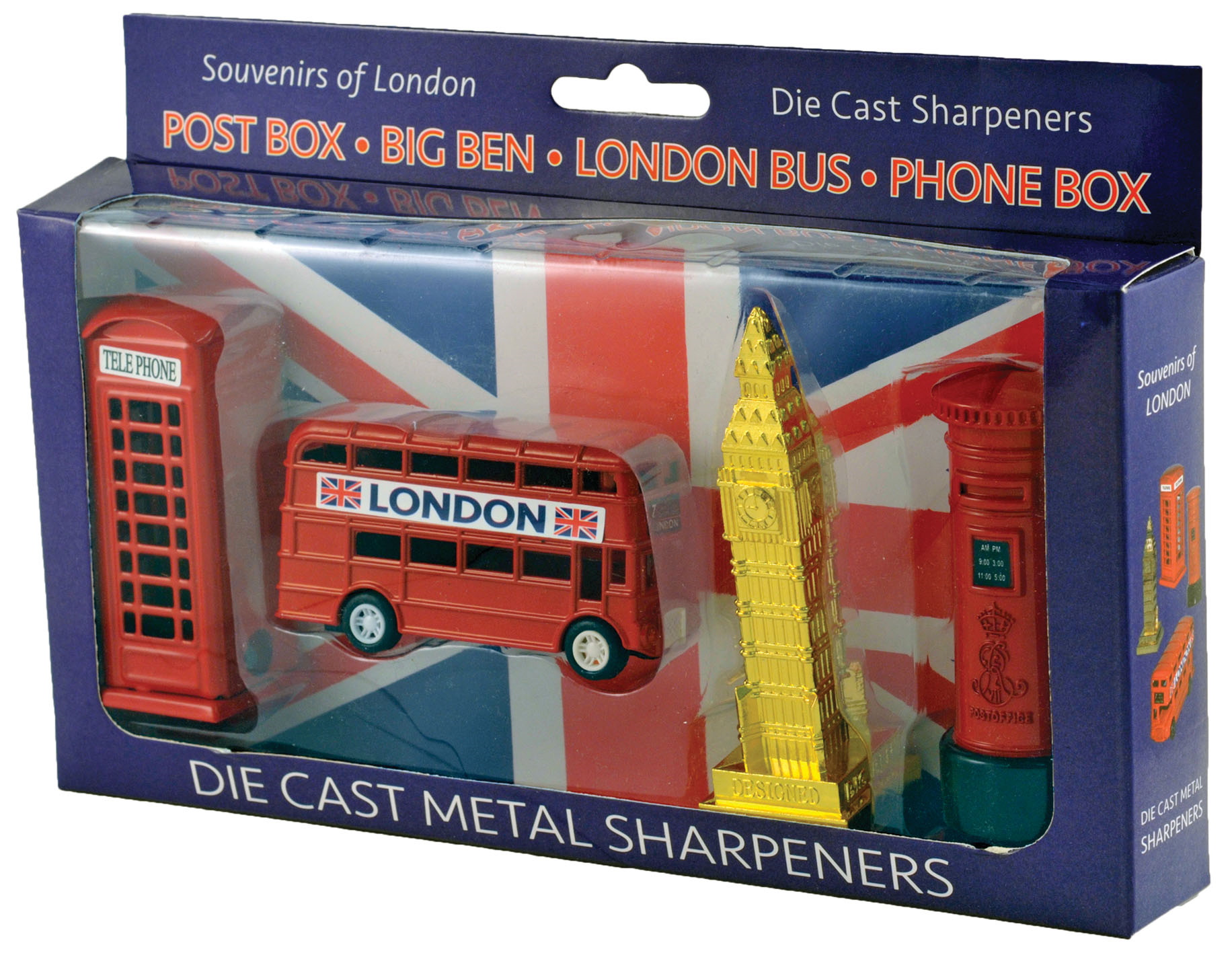 London Bus RED London Telephone Box & Big Ben Tower Die-Cast Metal GREAT GIFT UK 
