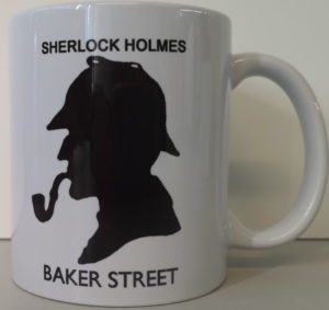 White Mug Sherlock Holmes