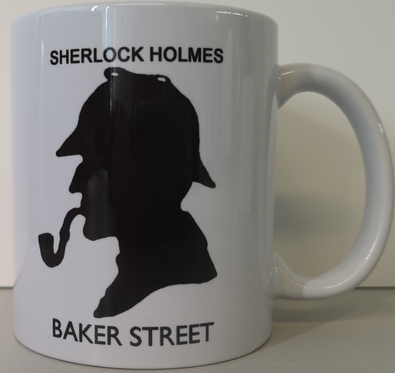 Mug Badge SHERLOCK HOLMES COLLECTABLE SET Photo Frame Note Book ALL NEW 